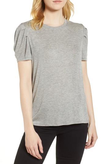 Women's Chelsea28 Shoulder Pleat Tee - Grey