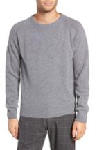 Men's Wings + Horns Crewneck Wool Sweater - Grey