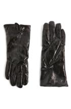 Women's Topshop Vinyl Gloves - Black