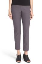 Women's Eileen Fisher Stretch Crepe Slim Ankle Pants