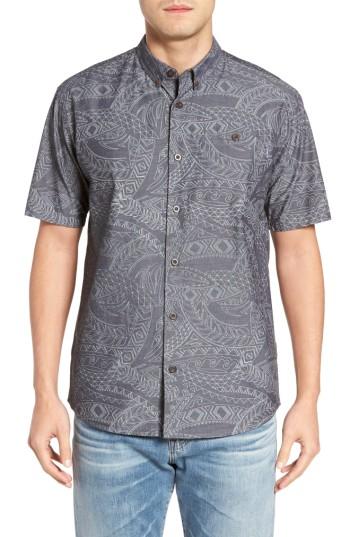 Men's Jack O'neill Alika Print Sport Shirt, Size - Black
