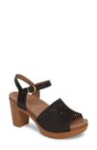 Women's Dansko Denita Block Heel Sandal .5-7us / 37eu M - Black
