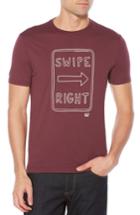 Men's Original Penguin Swipe Right Heritage T-shirt - Burgundy