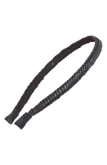 Tasha Braided Faux Leather Headband