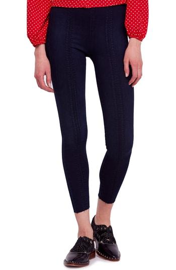 Women's Free People Seamed Skinny Jeans - Blue