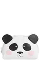 Typo Panda Cosmetics Case, Size - Black/ White