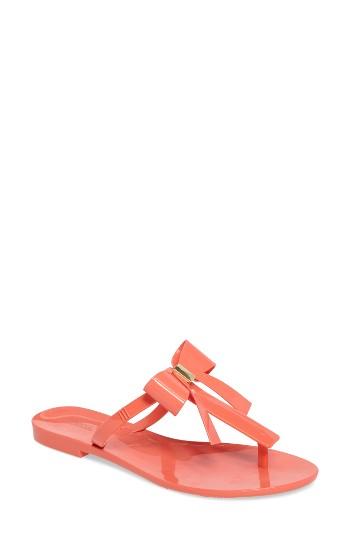 Women's Melissa T-bar Flip-flop M - Orange