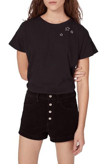 Women's Rag & Bone/jean Lou High Waist Suede Shorts