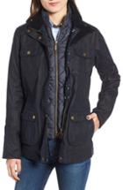 Women's Barbour Chaffinch Water Resistant Waxed Cotton Jacket Us / 10 Uk - Blue