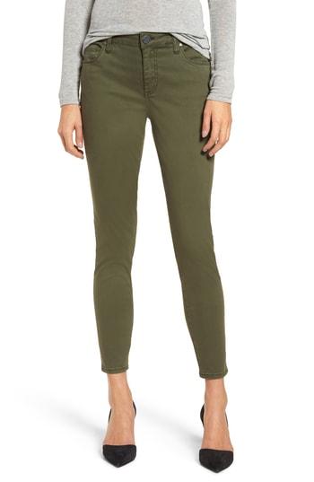Women's Kut From The Kloth Donna High Waist Ankle Skinny Jeans - Green