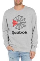 Men's Reebok Classic Big Starcrest Logo Sweatshirt - Grey