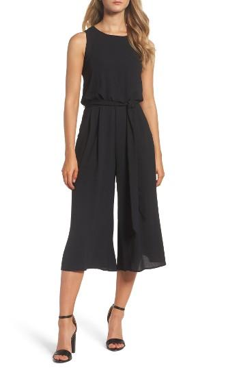 Women's Vince Camuto Moss Crepe Wide Leg Jumpsuit