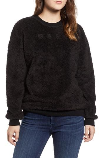 Women's Obey Dolores Sweatshirt - Black