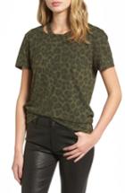 Women's Pam & Gela Leopard Print Tee - Green