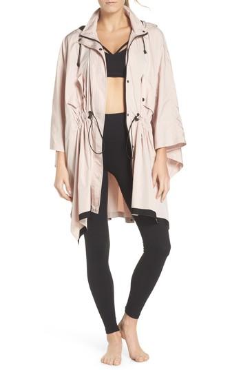 Women's Blanc Noir Stormie Poncho, Size - Pink