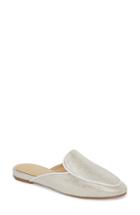 Women's Etienne Aigner Capri Apron Toe Loafer Mule M - Metallic