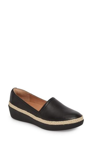 Women's Fitflop Casa Loafer M - Black