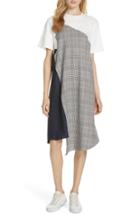 Women's Clu Colorblock Asymmetrical Dress - White