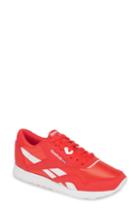 Women's Reebok Classic Nylon Sneaker .5 Women's / 5 Men's M - Red