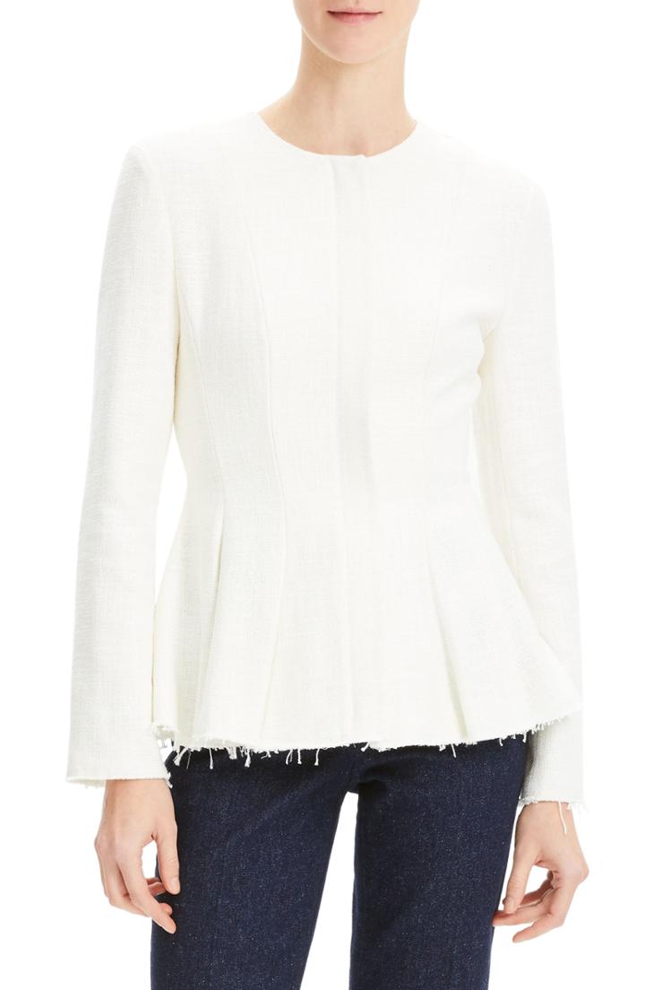 Women's Theory Movement Canvas Jacket - White
