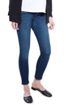 Women's Topshop Leigh Over The Bump Maternity Jeans X 32 - Blue