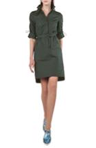 Women's Akris Punto Quadrant Circle Shirtdress - Green
