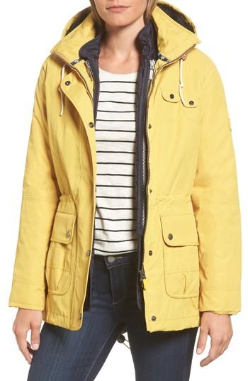 Women's Barbour Throw Waterproof Jacket Us / 10 Uk - Yellow