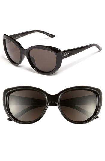 Dior 'lady Cat' Sunglasses Black One Size