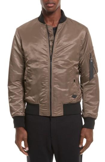Men's Rag & Bone Manston Bomber Jacket - Brown