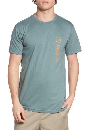 Men's Rvca Sport Vertical Logo T-shirt - Green
