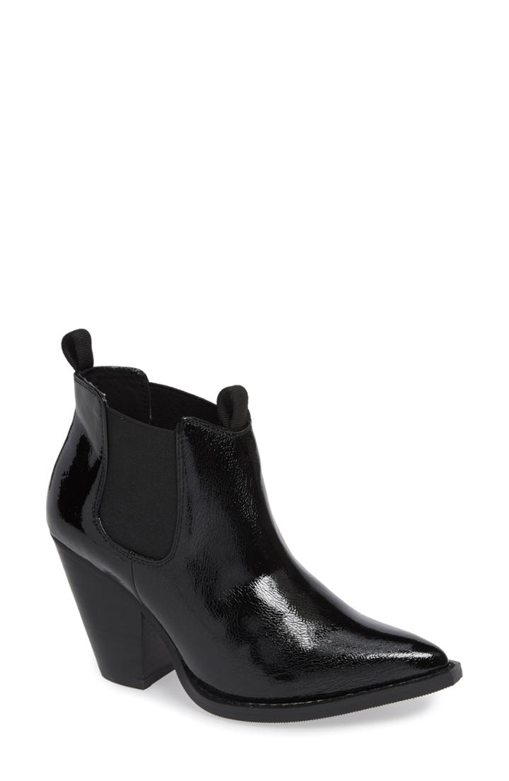 Women's Jane And The Shoe Lila Bootie .5 M - Black