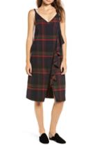 Women's Pisarro Nights Embroidered Scallop Edge Midi Sheath Dress