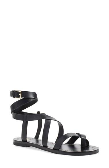 Women's Tory Burch 'patos' Gladiator Sandal M - Black