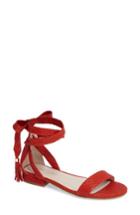 Women's Kenneth Cole New York Valen Tassel Lace-up Sandal M - Red