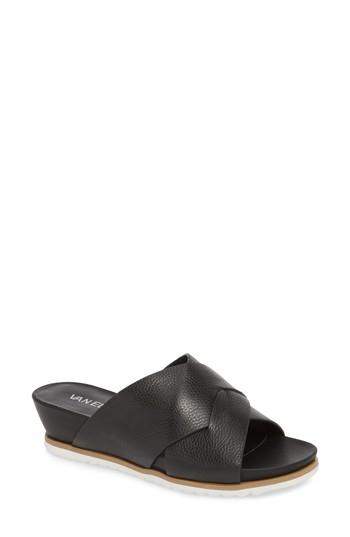 Women's Vaneli Hilde Wedge Sandal M - Black