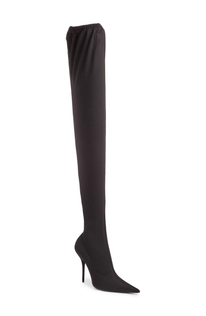 Women's Balenciaga Thigh High Boot Us / 36eu - Black