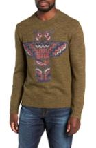 Men's Michael Bastian Intarsia Totem Pole Sweater - Green