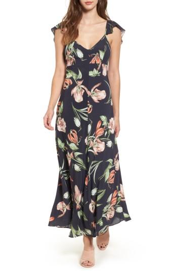 Women's Astr The Label Fleur Maxi Dress - Black