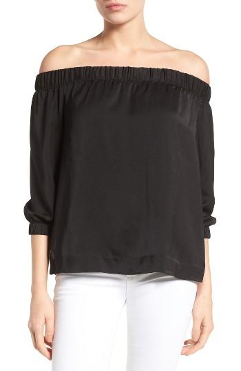 Petite Women's Halogen Off The Shoulder Top P - Pink