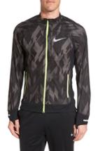 Men's Nike Flex Running Jacket, Size - Black