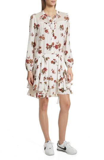 Women's A.l.c. Rori Silk Drop Waist Dress - Ivory