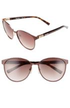 Women's Max Mara Diamov 59mm Gradient Cat Eye Sunglasses - Matte Brown