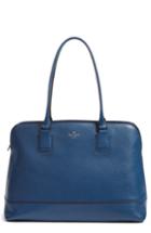 Kate Spade New York Young Lane - Marybeth Leather Tote With Removable Laptop Sleeve - Blue
