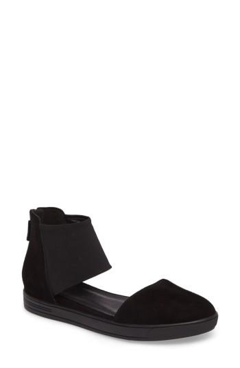 Women's Eileen Fisher Powell Ankle Cuff Sandal(women) M - Black