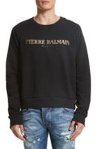Men's Pierre Balmain Logo Graphic Sweatshirt - Black