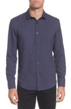 Men's Vince Camuto Trim Fit Performance Knit Sport Shirt - Blue