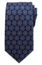 Men's Cufflinks, Inc. Captain America Shield Silk Tie, Size - Blue