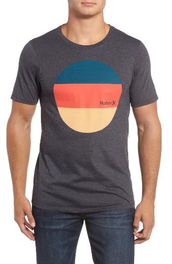 Men's Hurley Circular Block Graphic T-shirt, Size - Black
