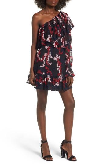 Women's Devlin Irina One-shoulder Blouson Dress - Red