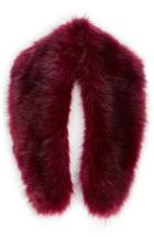 Women's Sole Society Faux Fur Stole, Size - Red